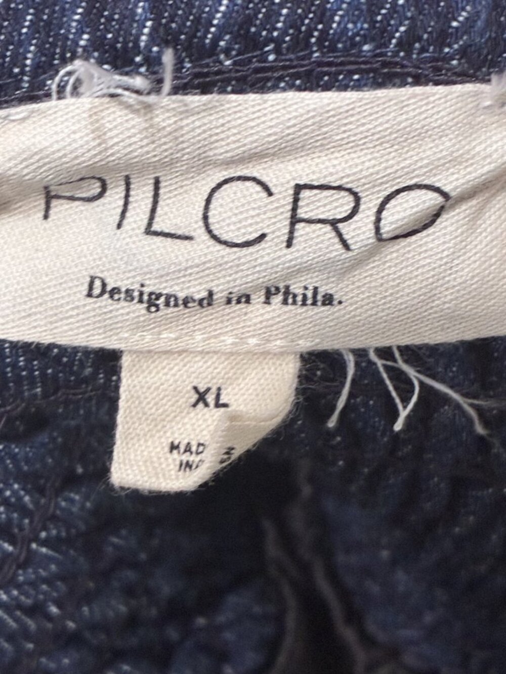 Anthropologie Pilcro Basque-Waist Denim Cotton Babydoll Coquette Mini Skirt XL - Picture 6 of 8